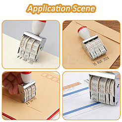 Plastic Dater Stamp with Different Dates & Years & Customization Options&nbsp;OFST-WH0004-164