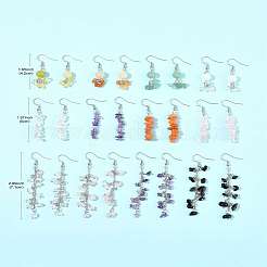 24Pair 316 Surgical Stainless Steel Dangle Earrings&nbsp;EJEW-FS00057