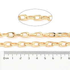 Alloy Teardrop Link Chains&nbsp;LCHA-K001-02G
