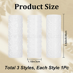 Plastic Handle Clay Texture Rollers&nbsp;AJEW-WH0248-351