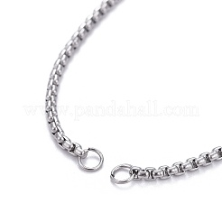 Tarnish Resistant 304 Stainless Steel Slider Bracelet/Bolo Bracelets Making&nbsp;MAK-L024-01P