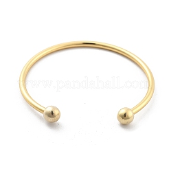 Brass Open Cuff Bangles&nbsp;BJEW-G736-07G