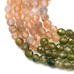Gradient Color Natural Multicolor Tourmaline Beads Strands&nbsp;G-D110-A02-08