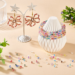 2Bags 200Pcs Transparent Glass Beads&nbsp;GLAA-TA0003-44I