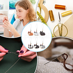 12Pcs 6 Styles 304 Stainless Steel Threaders&nbsp;DIY-MA00002