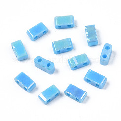 2-Hole Opaque Glass Seed Beads&nbsp;SEED-N004-002-B01