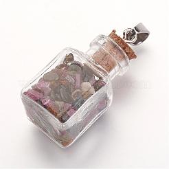 Natural & Synthetic Gemstone Pendants&nbsp;PALLOY-JF00274