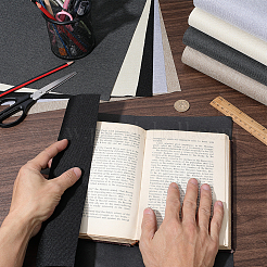 10Pcs 5 Colors Linen Fabric Book Covers&nbsp;FIND-CP0003-80A