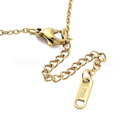 Heart with Wing 304 Stainless Steel Pendant Necklaces&nbsp;NJEW-G083-03A-G