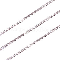 Soldered Brass Coated Iron Curb Chains&nbsp;CH-CJ0001-01A-P