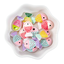 20Pcs Painted Glass Beads&nbsp;LAMP-PA0001-41