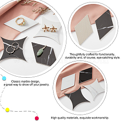 8Pcs 4 Style PVC Finger Ring Display Stands&nbsp;RDIS-GA0001-01