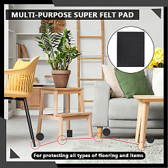 Rectangle Felt Non-woven Fabric&nbsp;DIY-WH0899-898B