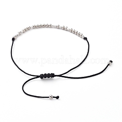 Unisex Adjustable Morse Code Bracelets&nbsp;BJEW-JB05011-03