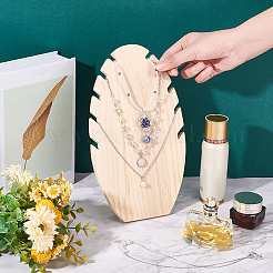 Wooden Necklace Displays Stands&nbsp;NDIS-WH0001-11