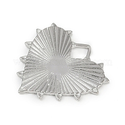 Textured Brass Pendants&nbsp;KK-M322-19P