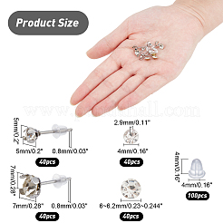 DIY Rhinestone Stud Earrings Making Kit&nbsp;DIY-NB0006-34