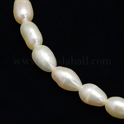 Natural Cultured Freshwater Pearl Beads Strands&nbsp;PEAR-L001-16