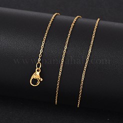 304 Stainless Steel Cable Chain Necklaces&nbsp;NJEW-M151-24G