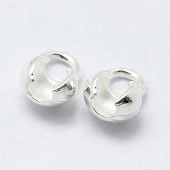 925 Sterling Silver Bead Tips Knot Covers&nbsp;STER-G027-25S