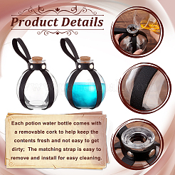 Dark Magic Cork Potion Bottle&nbsp;AJEW-WH0415-80A