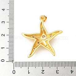 Brass Micro Pave Cubic Zirconia Pendants&nbsp;KK-U053-22G