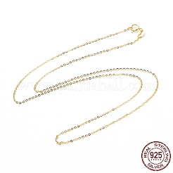 925 Sterling Silver Cable Chains Necklace for Women&nbsp;STER-I021-08B-G