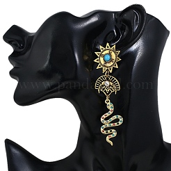 16Pcs 8 Styles Alloy Rhinestone Pendants&nbsp;ALRI-CJ0001-06