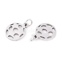 304 Stainless Steel Charms&nbsp;STAS-ZX044-01S-01