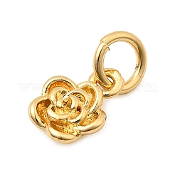 Brass Flower Charms&nbsp;KK-I360-058G