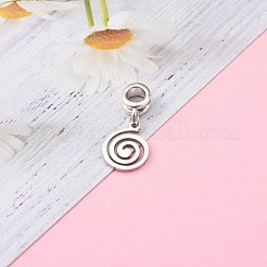 304 Stainless Steel European Dangle Charms&nbsp;PALLOY-JF00624-03
