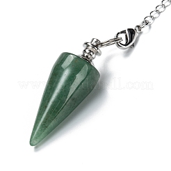 Natural & Synthetic Gemstone Cone Dowsing Pendulums&nbsp;G-Z023-01