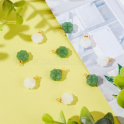 80Pcs 2 Colors Glass Charms&nbsp;GLAA-DC0001-09