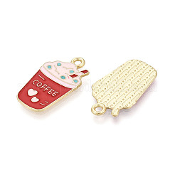 Alloy and Enamel Pendants&nbsp;PALLOY-T093-14G