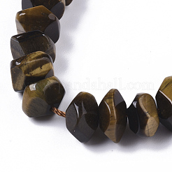 Natural Tiger Eye Beads Strands&nbsp;G-R462-12