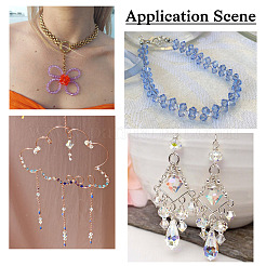 2Bags 200Pcs Transparent Glass Beads&nbsp;GLAA-TA0003-44G