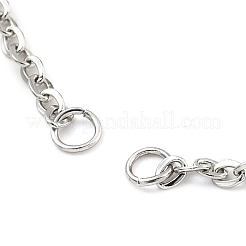 Tarnish Resistant 304 Stainless Steel Cable Chains Bracelet Making&nbsp;AJEW-P119-01P