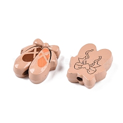 Spray Painted Alloy Beads&nbsp;FIND-CJC0026-01A