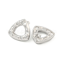 Non-Tarnish Triangle 304 Stainless Steel Ear Studs&nbsp;EJEW-L290-005P