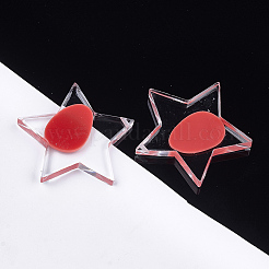 Transparent Resin Pendants&nbsp;CRES-S362-008A