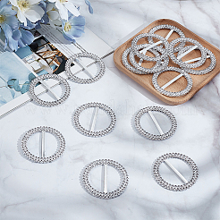 400Pcs Resin Ribbon Buckles&nbsp;RESI-WA0001-01