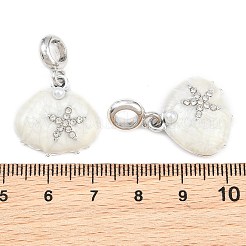 Alloy Enamel European Dangle Charms&nbsp;AL-CBAC2D3-04P-03