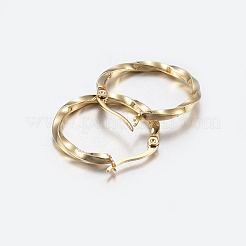 304 Stainless Steel Hoop Earrings&nbsp;EJEW-G239-33A