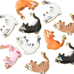 10Pcs Rack Plating Alloy Enamel Pendants&nbsp;FIND-FS0002-53A