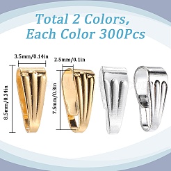 600Pcs Brass and Iron Snap on Bails&nbsp;FIND-SP0002-01