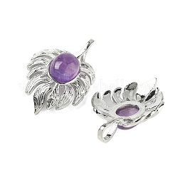 Natural Amethyst Pendants&nbsp;G-L623-04P-06