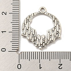 Tibetan Style Alloy Pendants Enamel Settings&nbsp;TIBE-L013-06AS