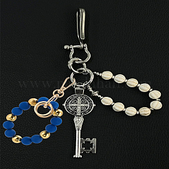 1Pc Zinc Alloy & Silicone Mobile Phone Straps&nbsp;HJEW-LP0002-47B