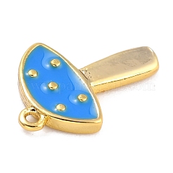 Autumn Theme Brass Enamel Pendants&nbsp;KK-P197-18B-G