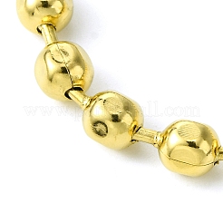 Ion Plating(IP) 304 Stainless Steel Oval Link Chain Bracelets for Women&nbsp;BJEW-C066-04G